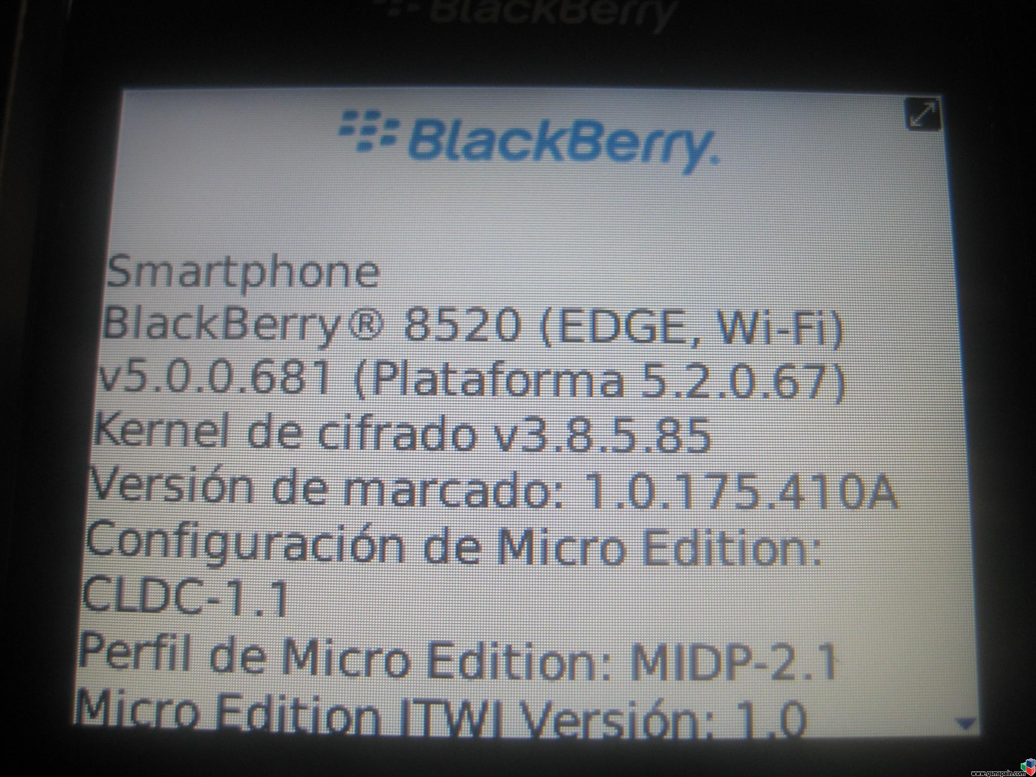 (((VENDO))) BlackBerry Curve 8520 Orange como Nueva