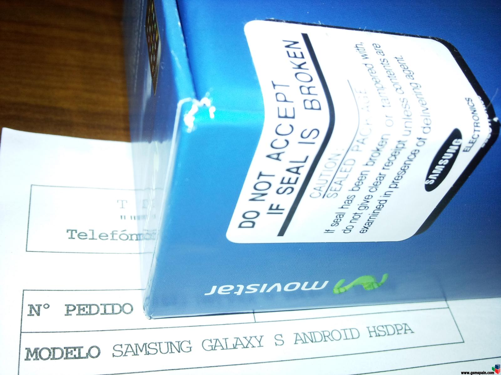 [vendo] Samsung Galaxy S GT-I9000 (Precintado)