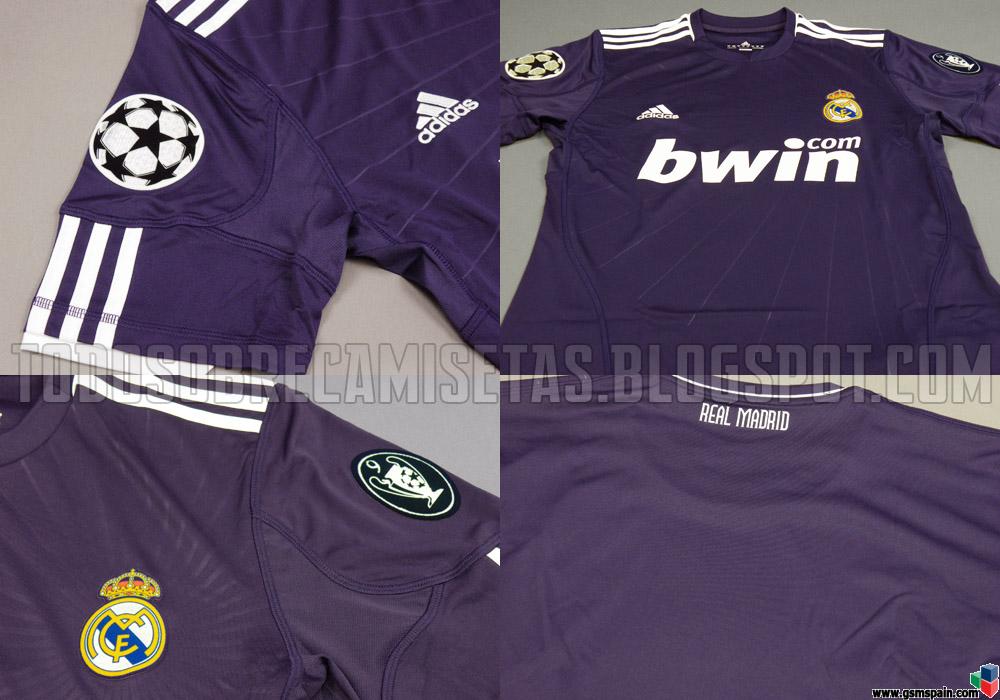 Se compra-Camiseta del Real Madrid champions 2010-11 (Morada)