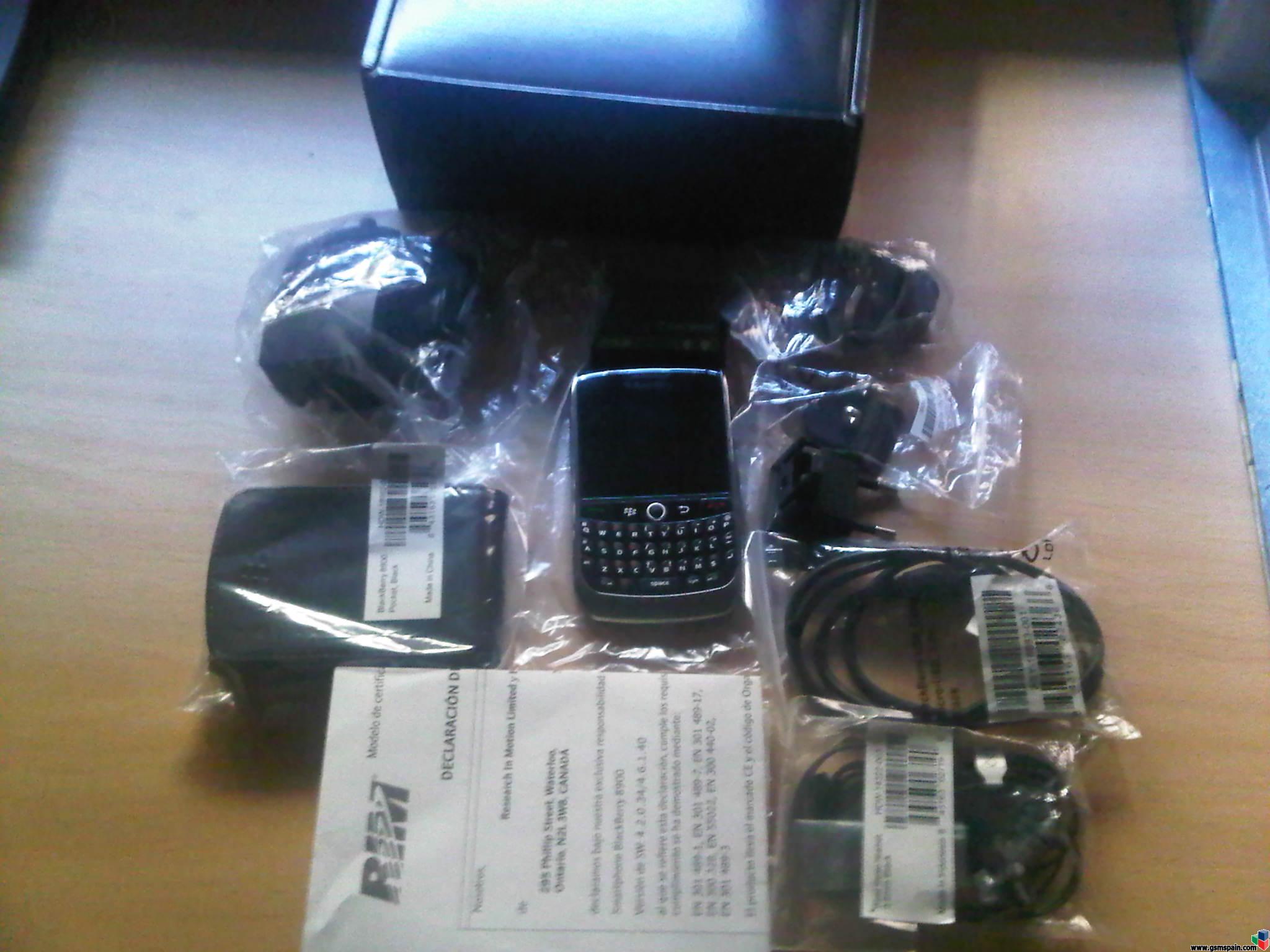 (((VENDO))) Blackberry Curve 8900 (Ex-movistar LIBERADA) con todo!!!