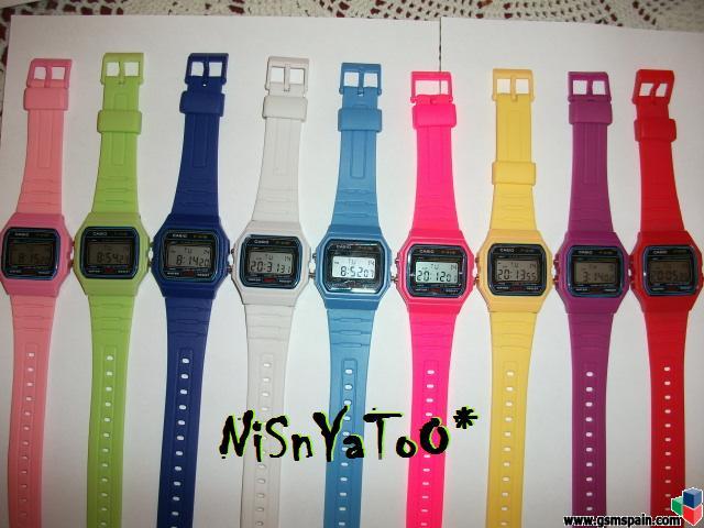 [VENDO] Relojes CASIO retro F91W de colores* POR SOLO 8.55 con G.I