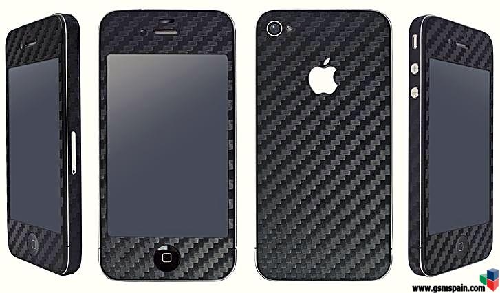 ------------Protector FIBRA DE CARBONO para IPHONE 4 --- Varios colores ------------