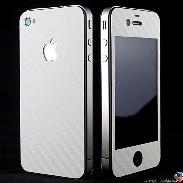 ------------Protector FIBRA DE CARBONO para IPHONE 4 --- Varios colores ------------