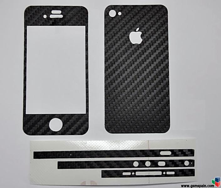 ------------Protector FIBRA DE CARBONO para IPHONE 4 --- Varios colores ------------