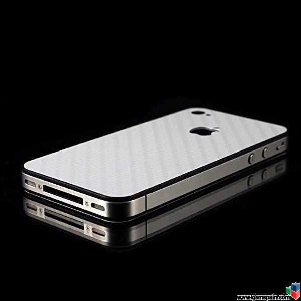 ------------Protector FIBRA DE CARBONO para IPHONE 4 --- Varios colores ------------