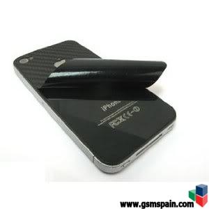 ------------Protector FIBRA DE CARBONO para IPHONE 4 --- Varios colores ------------