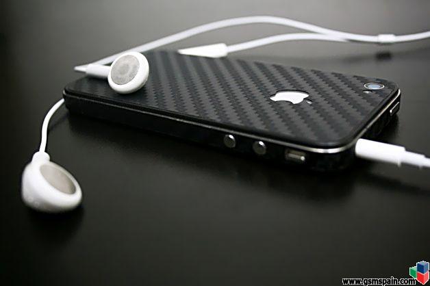 ------------Protector FIBRA DE CARBONO para IPHONE 4 --- Varios colores ------------