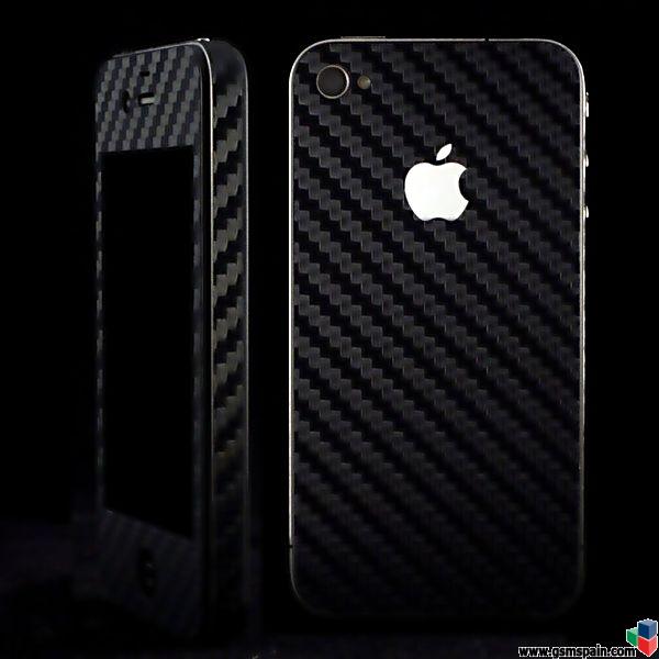 ------------Protector FIBRA DE CARBONO para IPHONE 4 --- Varios colores ------------