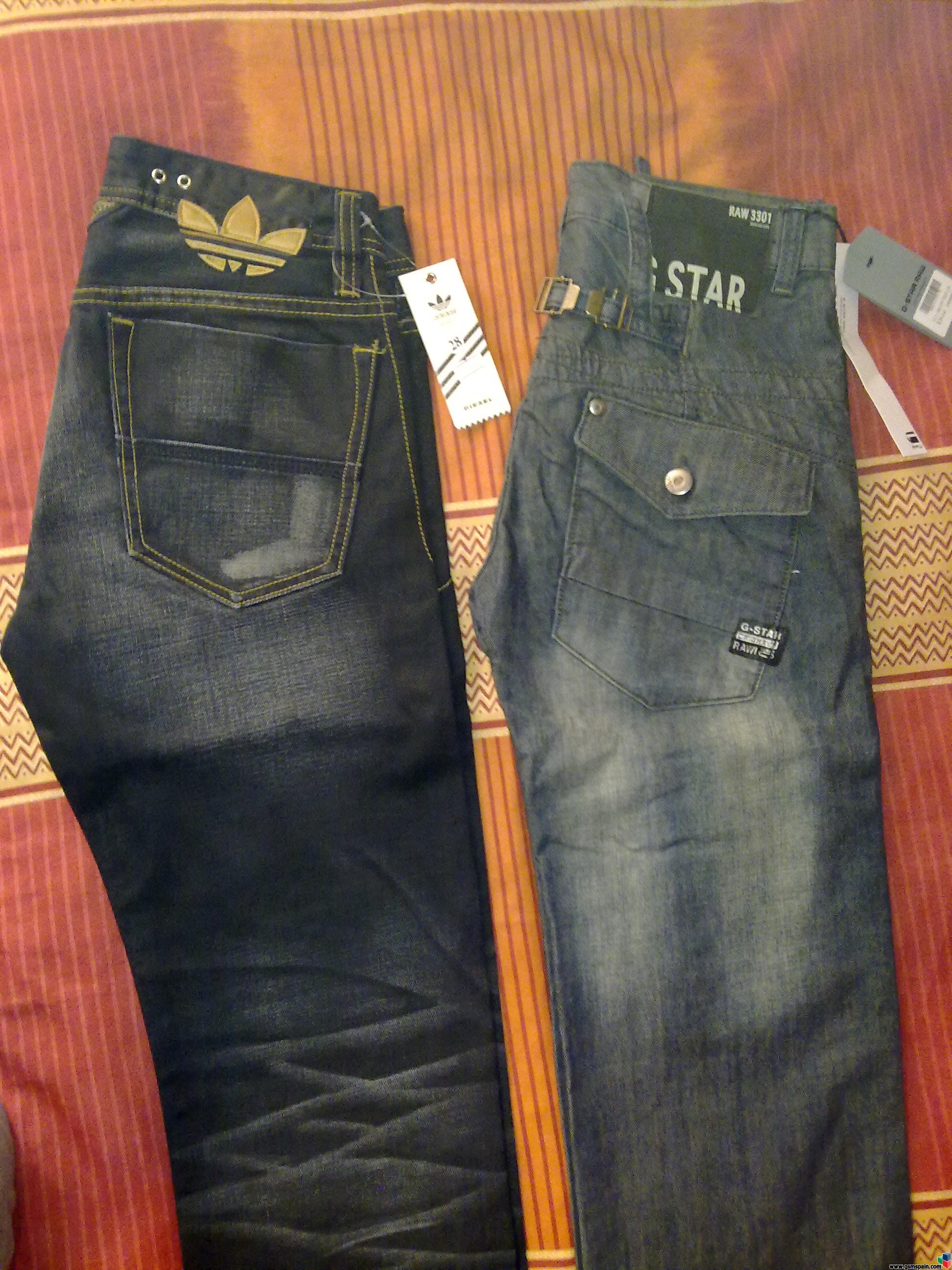 jugar Beca Mediante vendo pantalones vaqueros jeans diesel-adidas modelo especial y g-star raw  talla 28