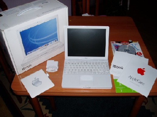 iBook G3 12,1" ,384Mb,40Gb,Unidad combo.