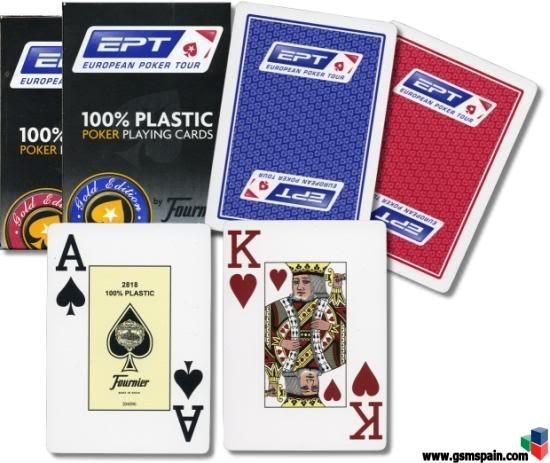 Naipes Poker Profesionales 100% Plastico