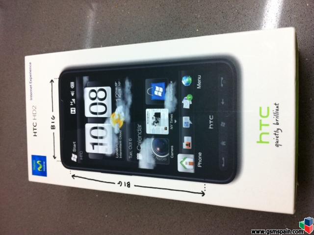 HTC HD2 de Movistar PRECINTADA.