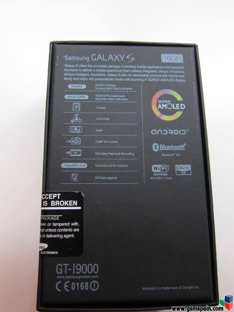 Vendo Galaxy S 16 Gb