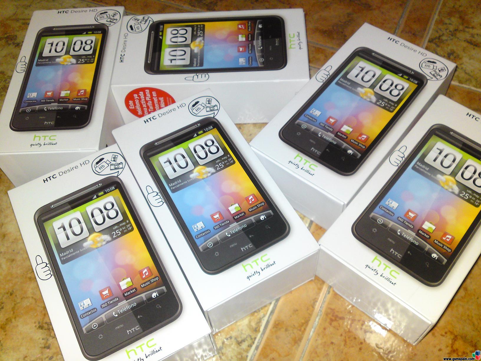 << HTC DESIRE HD nuevas 350e >>  << = Chollo!!!!