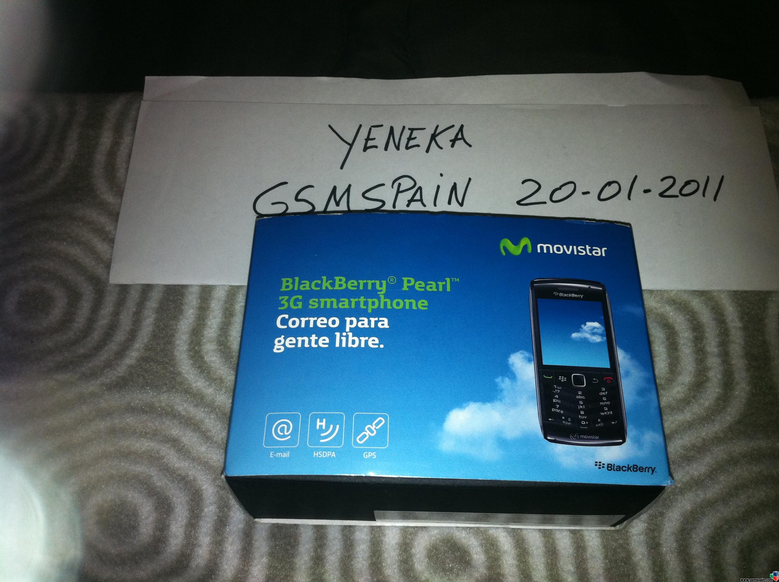 [VENDO] Blackberry 9105 pearl 3g Nueva a estrenar!!