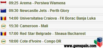 Partidos del dia