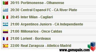 Partidos del dia