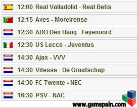 Partidos del dia