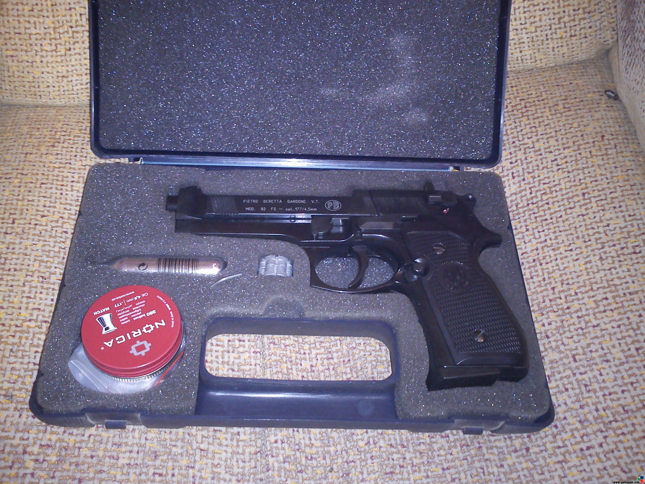 [VENDO] pistola de co2 beretta 92fs negra