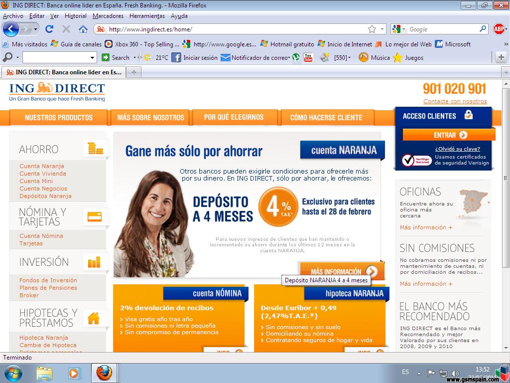 Depsito ING al 4%.