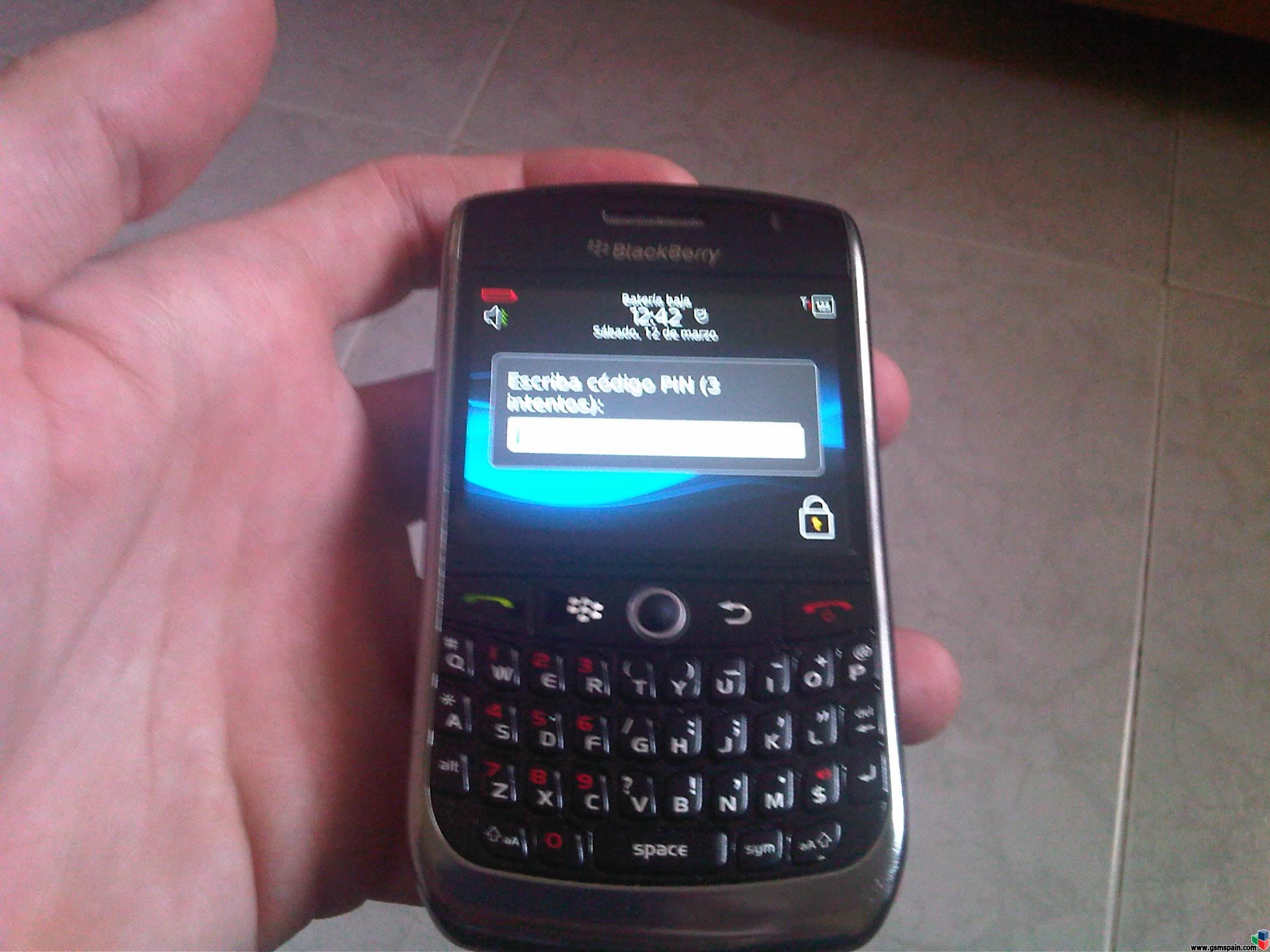 [VENDO] Blackberry cuerve 8900 liberada 95 euros