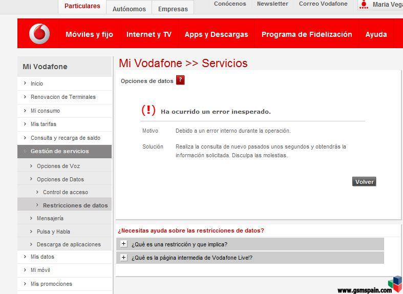 imposible desactivar los servicios de datos internet vodafone? creo que mienten?