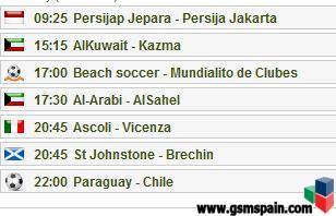 Partidos del dia