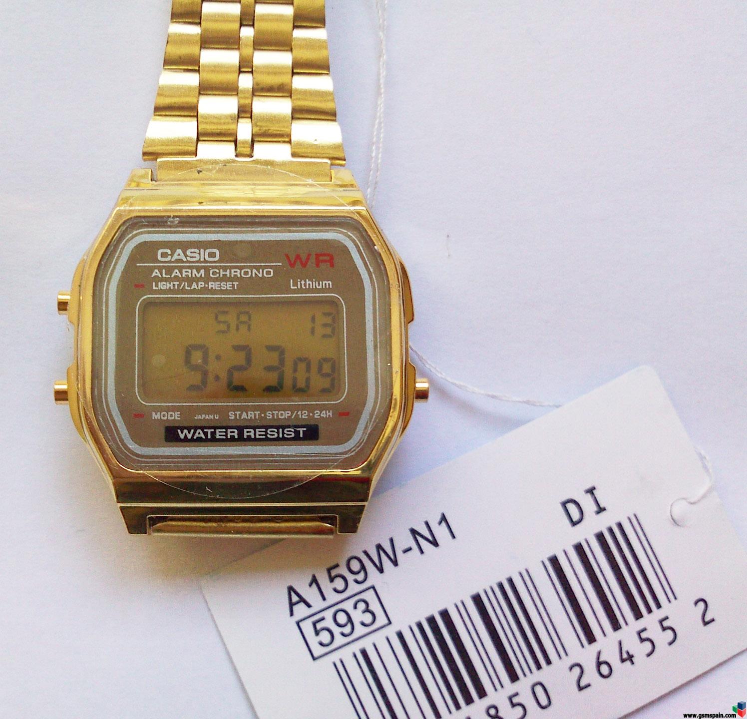 [VENDO] [LIQUIDACIN]_Relojes Casio A159W _ [ 10 Plateado] _ [12 Dorado] STOCK EN ESPAA