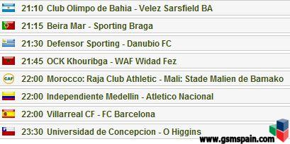 Partidos del dia