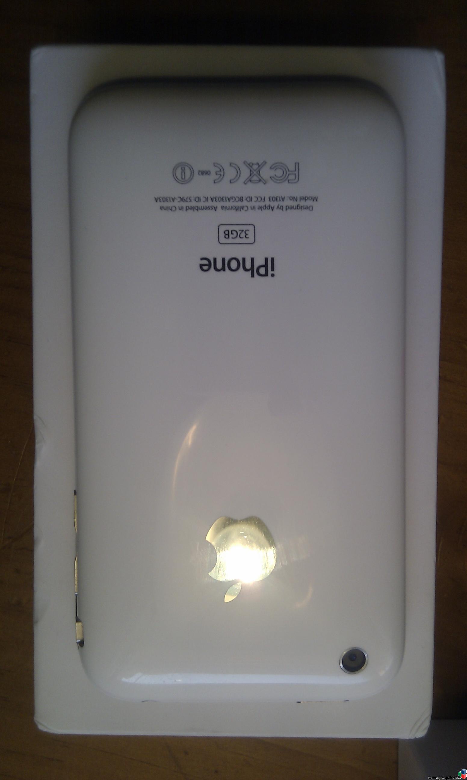 [vendo] Iphone 3gs 32gb Blanco Libre