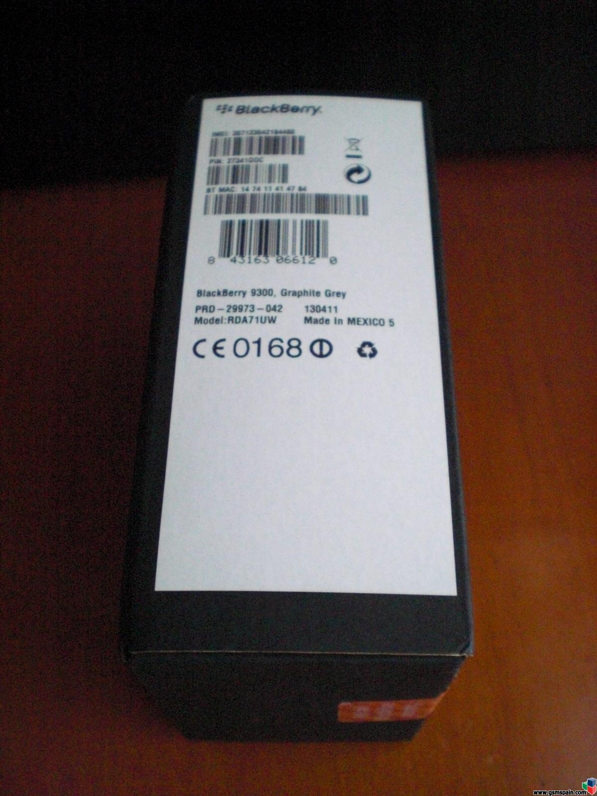 [VENDO] Blackberry 9300 Curve 3G (A ESTRENAR)