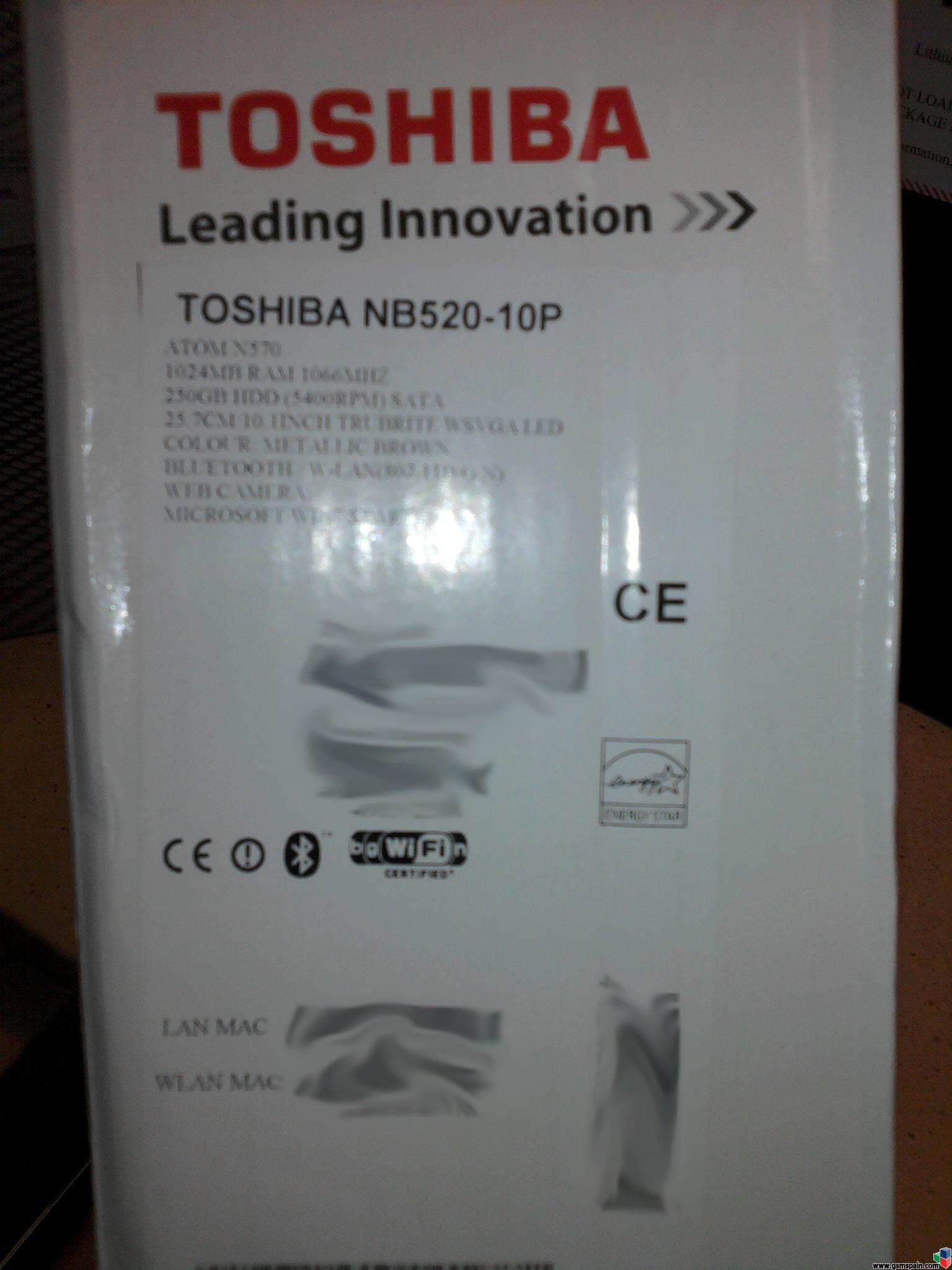 [VENDO] Toshiba NB520-10P *** HP Pavillion G6 1070ss *** Packard Bell Imedia D4816SP
