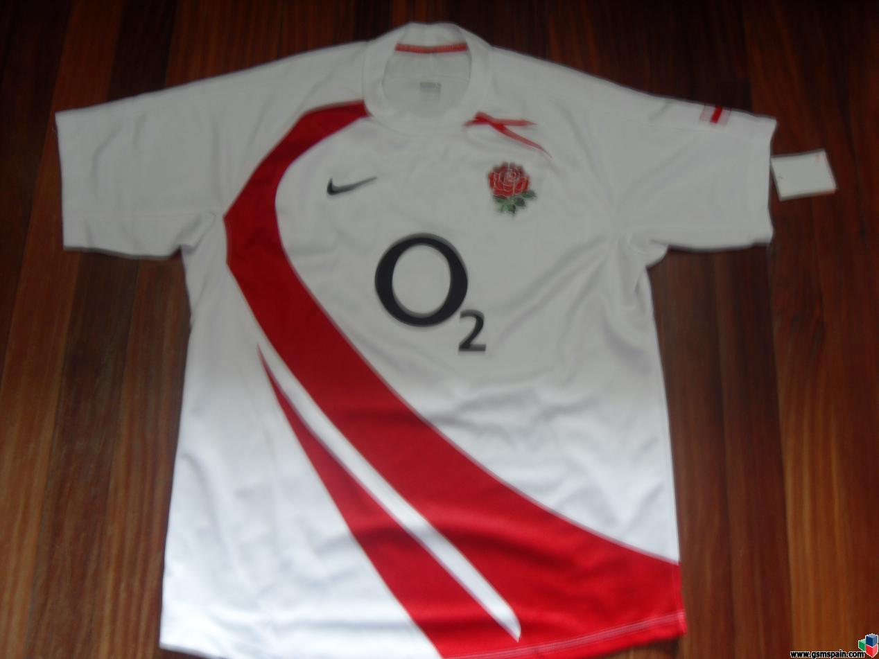 [vendo] Camiseta Rugby Inglaterra, La Rosa Blanca Y Negra
