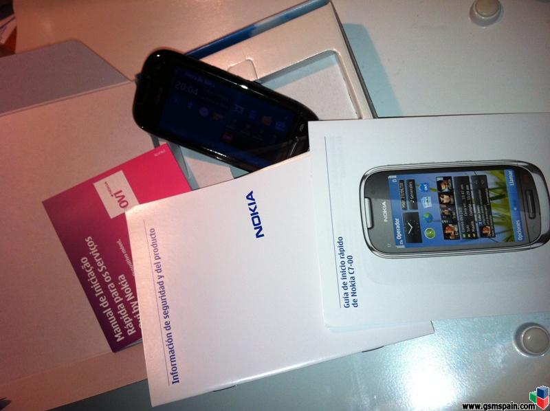 Nokia C7 movistar, usado 1 mes, perfecto estado.