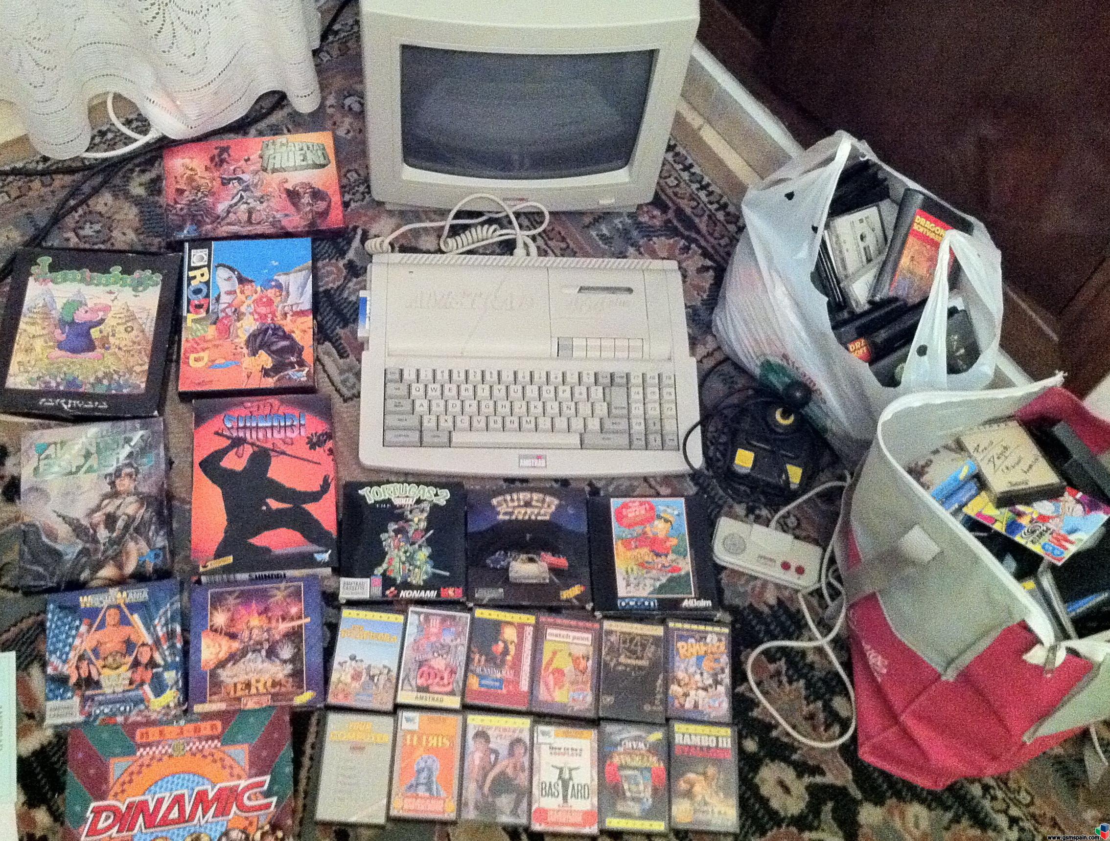 [VENDO] o [CAMBIO] Amstrad CPC 464 Plus + mas de 100 juegos