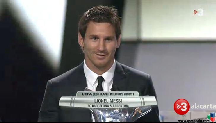 Leo Messi best europe player 2010/2011