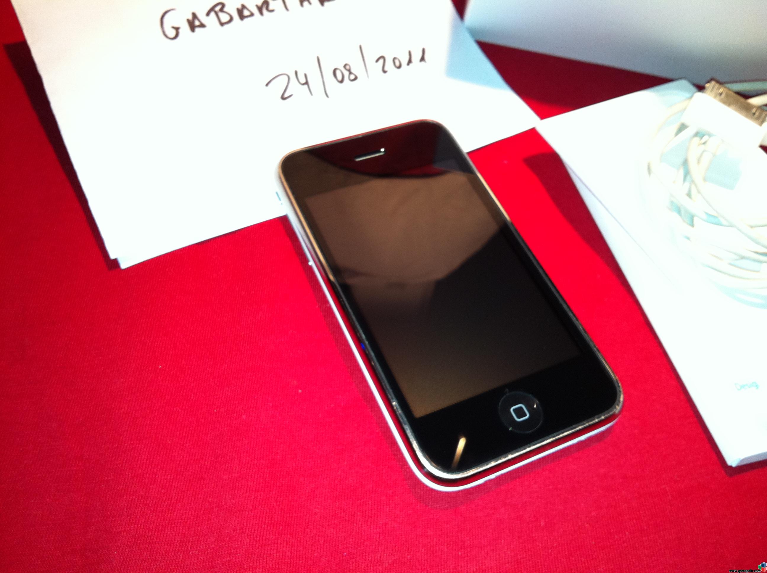 [VENDO] Iphone 3GS 16 Gb libre de origen blanco