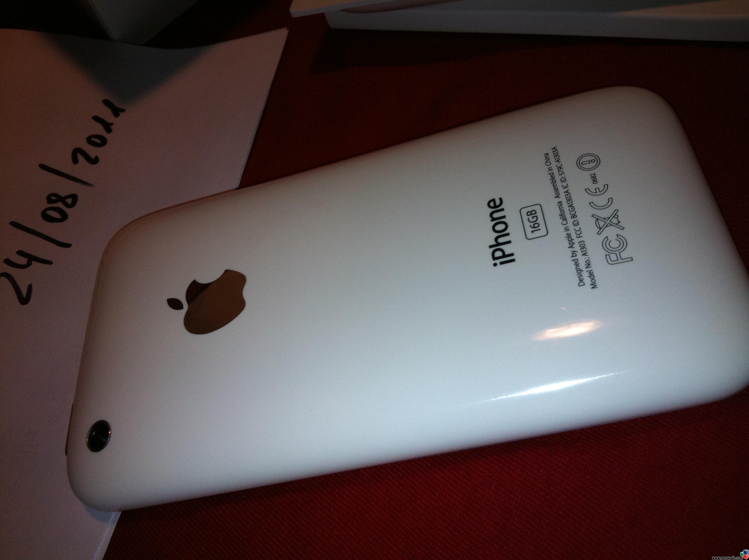 [VENDO] Iphone 3GS 16 Gb libre de origen blanco