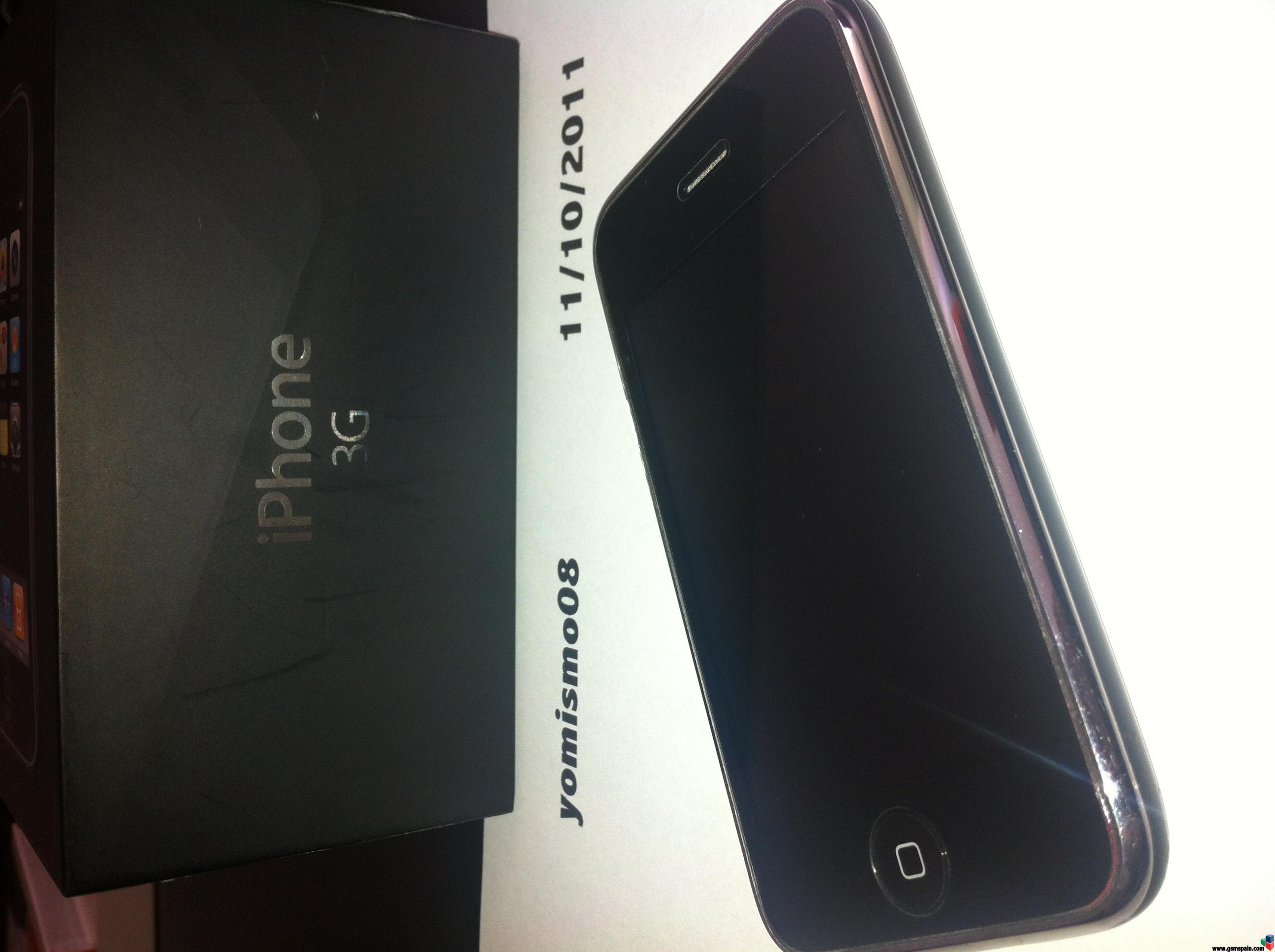 [vendo] --iphone 3g 16gb Negro Libre Por Imei--