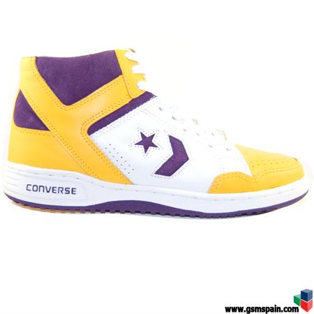 [VENDO] Zapatillas Converse Weapon 86 League Edicion Lakers  45 e.i!!!!!