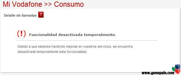 No puedo ver el saldo en Mi VDF