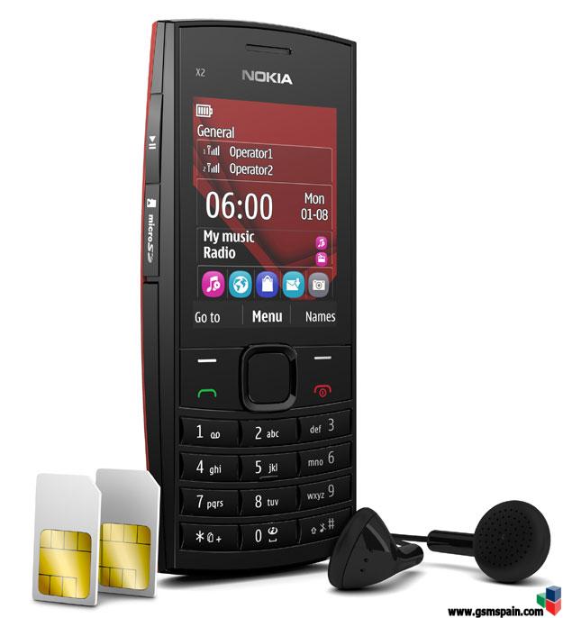 [HILO OFICIAL] Nokia X2-02 con doble SIM
