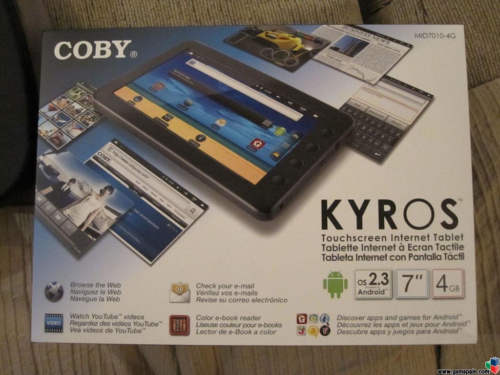 [VENDO] Tablet Coby Kyros MID7010 4G (a estrenar 60)