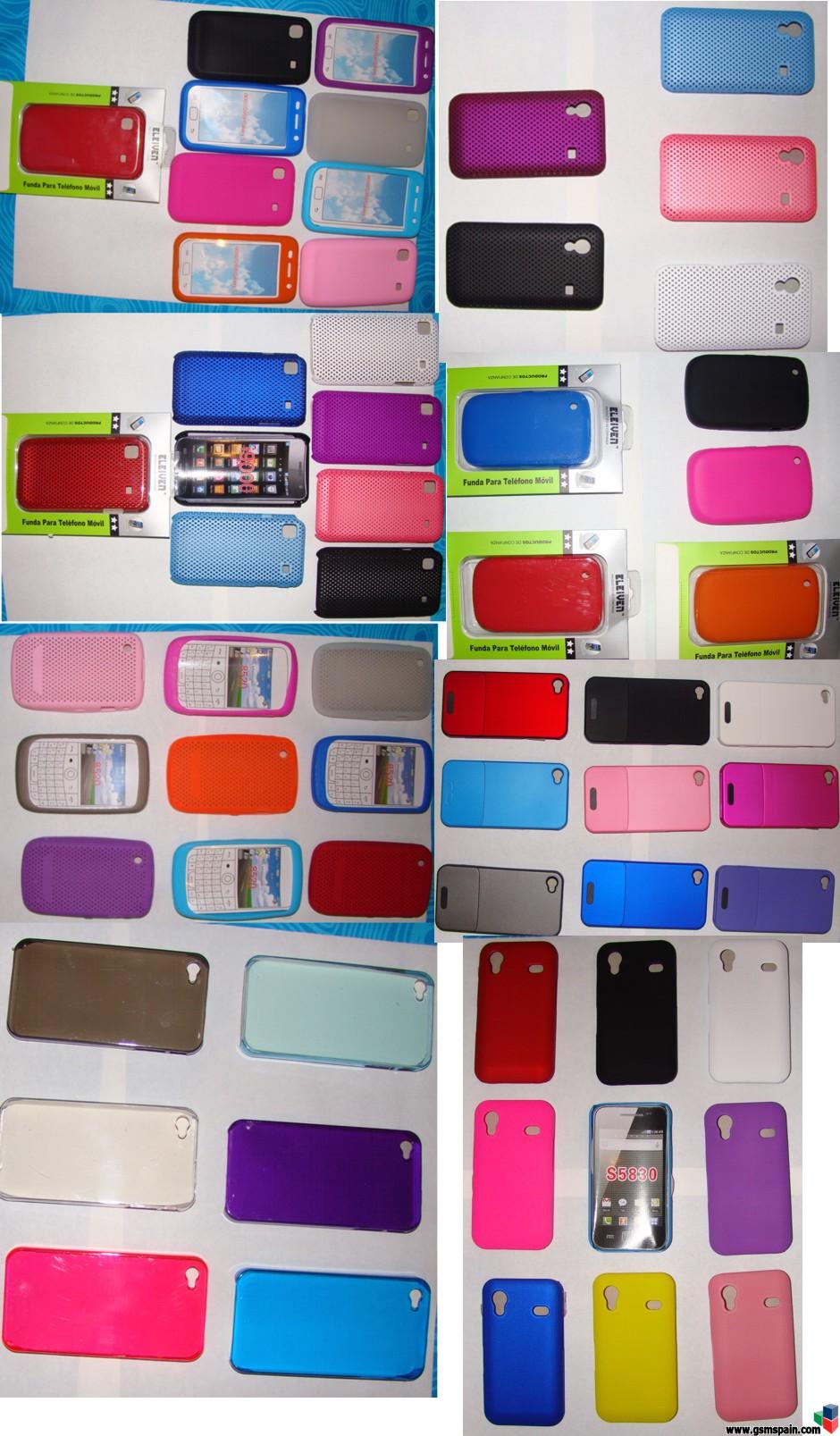 [VENDO] Fundas Galaxy S, Galaxy ACE, BB 8520, iPhone, varios tipos y colores, buen precio