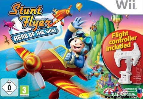 [vendo] Wii Stunt Flyer: Hero Of The Skies + Controlador De Vuelo