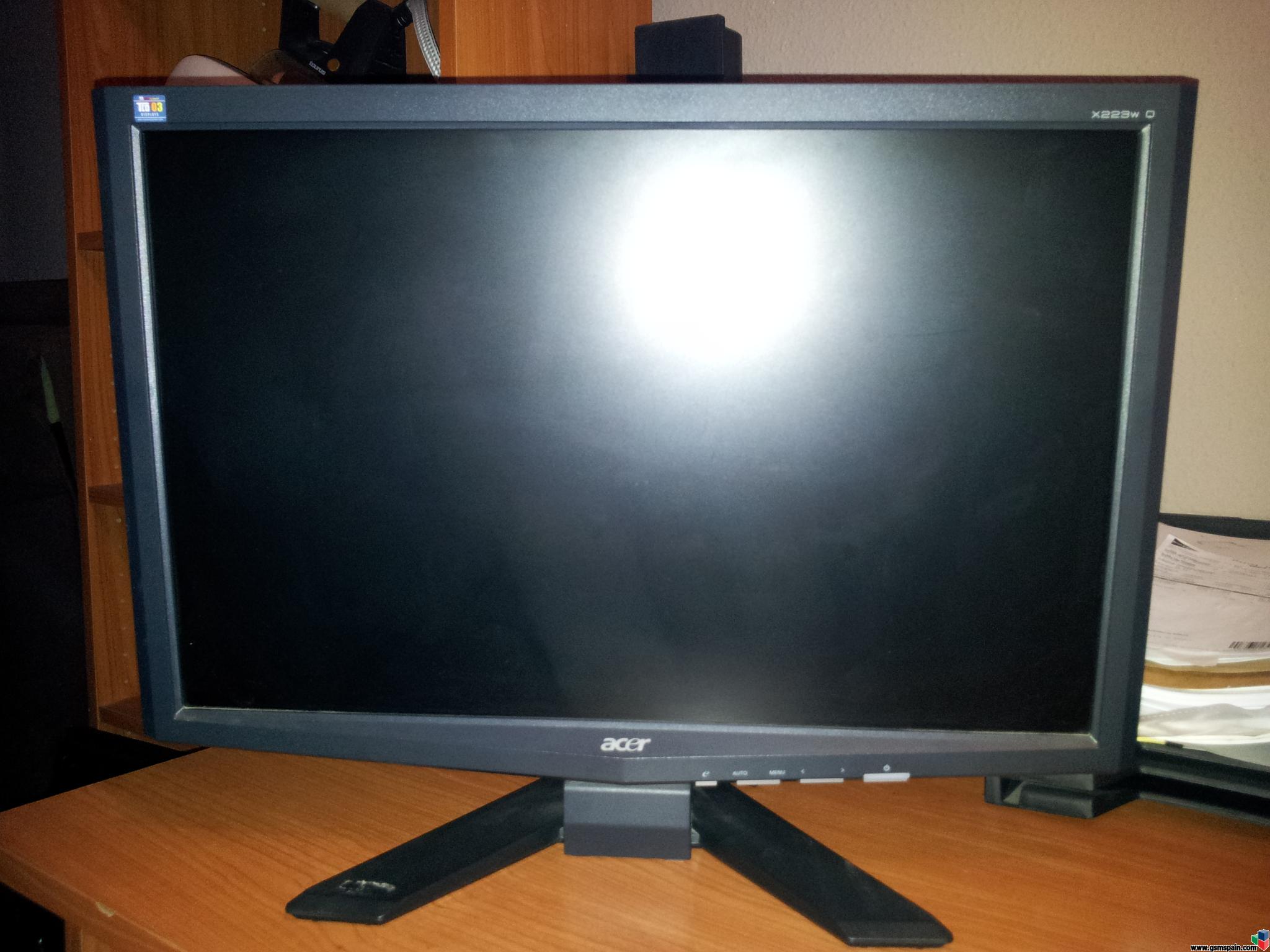 Vendo Monitor Acer X223w Q 22 Pulgadas