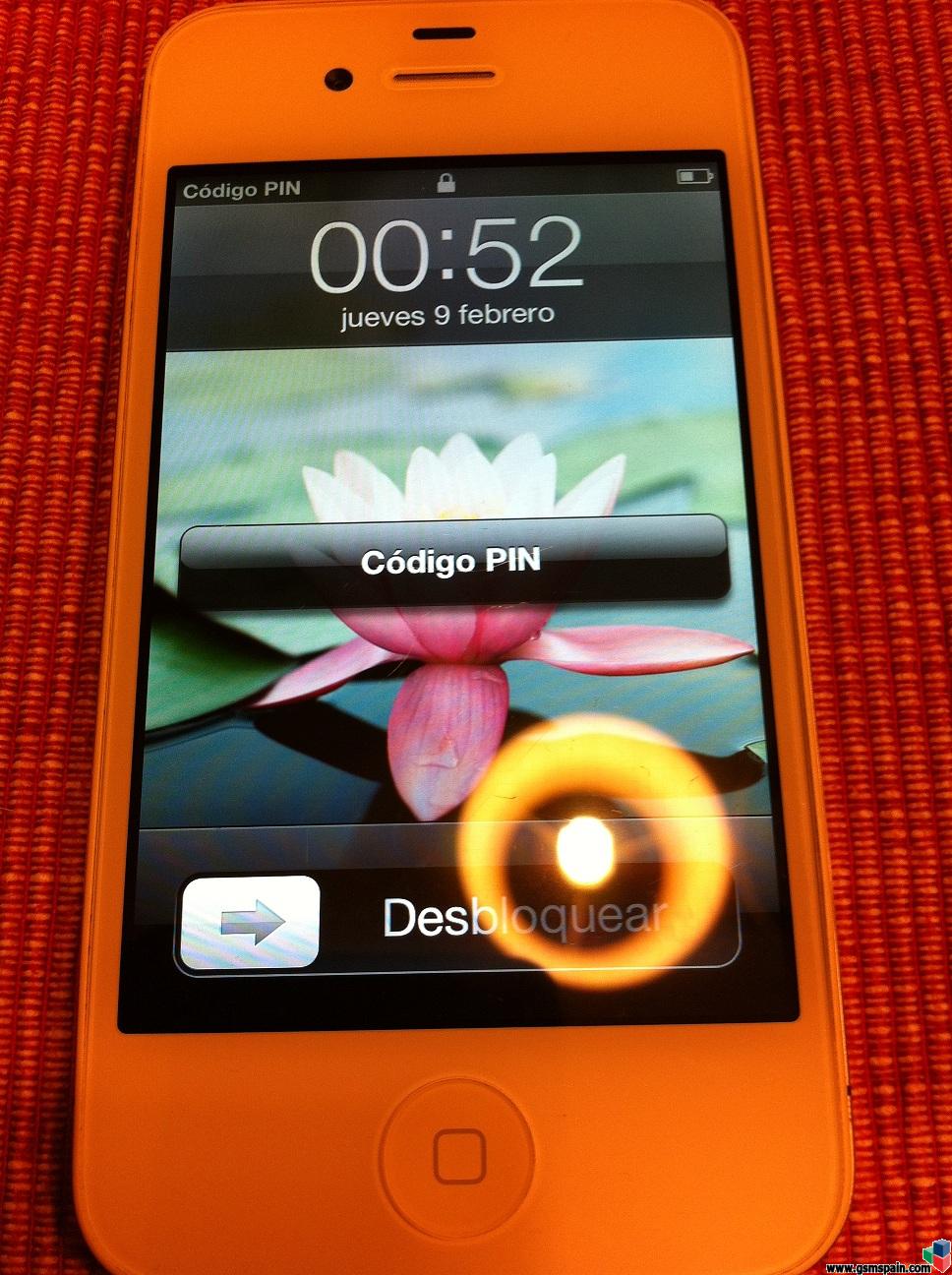 [VENDO] Iphone 4 Blanco Orange 16Gb