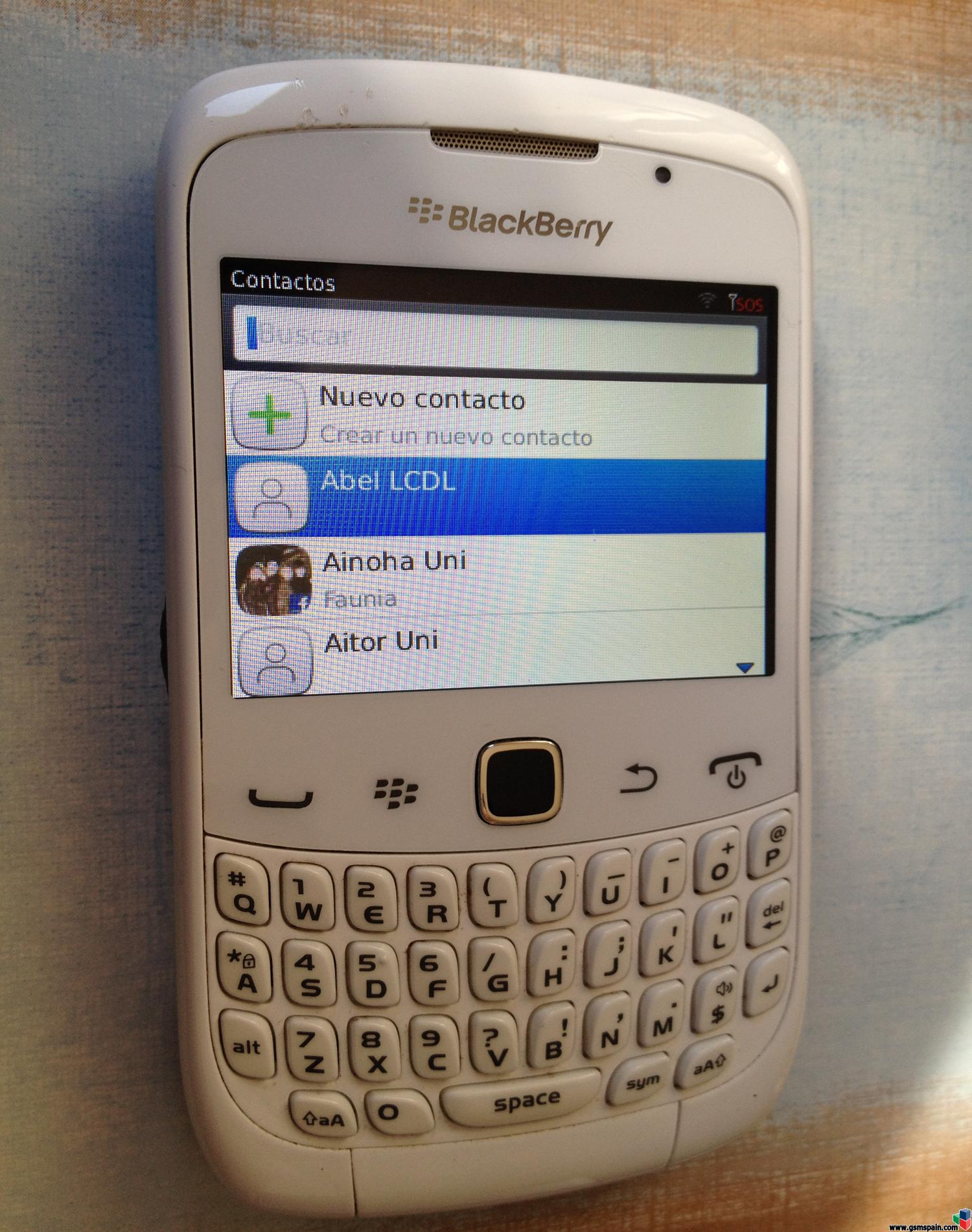 [vendo] Blackberry 9300 Orange Blanca