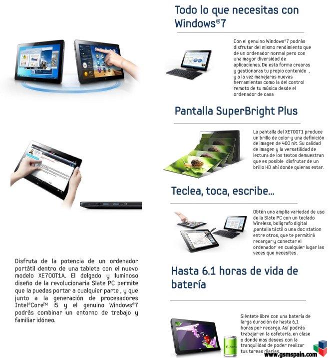 [HILO OFICIAL] Samsung XE700T1A tablet con win7 intel i5 brutal!!!!!!!!!!!