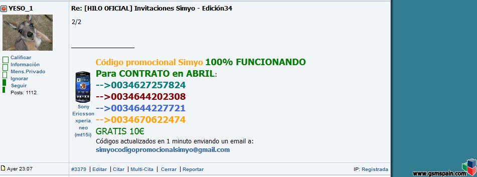 [HILO OFICIAL] Quejas / Sugerencias del Hilo de Invitaciones